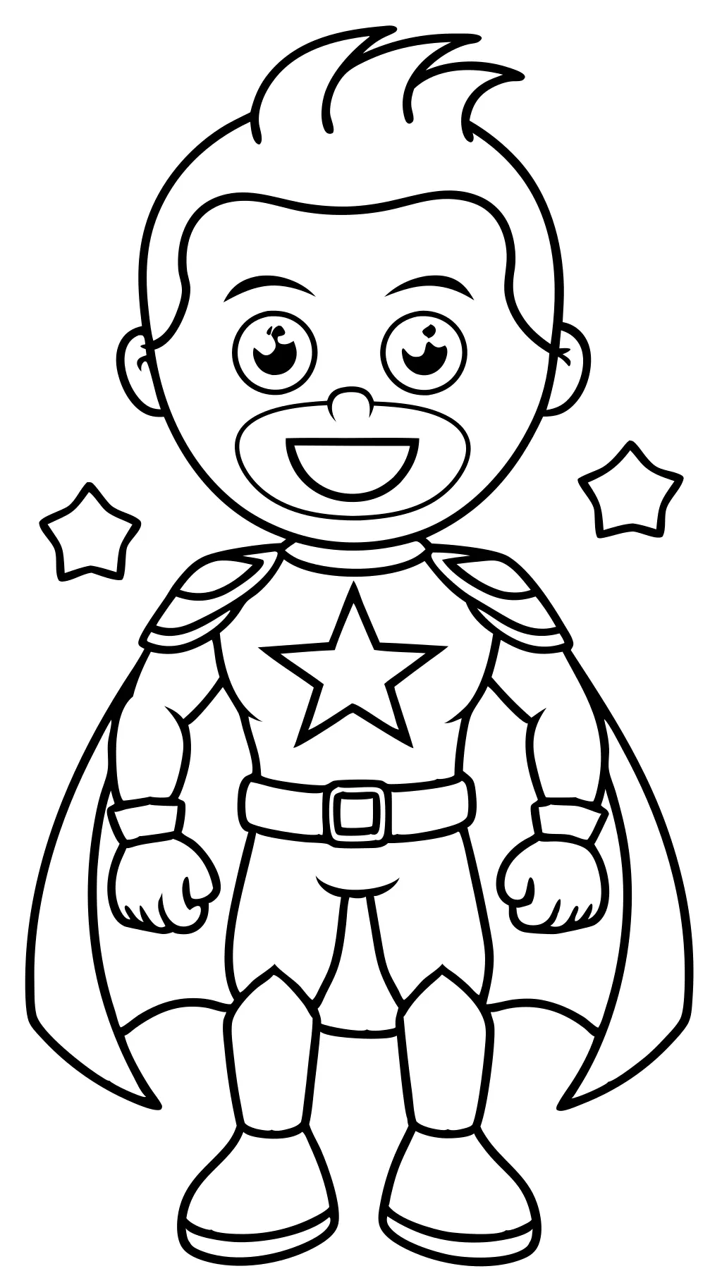 coloriages de super-héros pour les enfants d’âge préscolaire